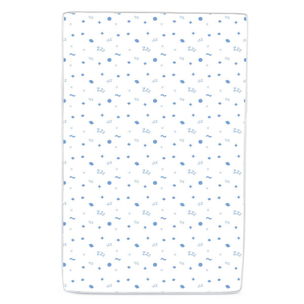 Simmons Kids Sunset Dreams 4Inch Mini Crib Mattress, Greenguard Gold